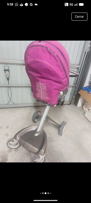 Carro y adptador Stokke Xplory para Silla de Coche