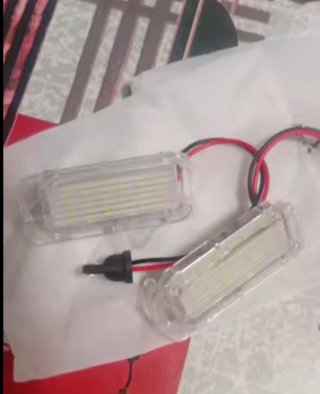 Luces LED matrícula (2 unidades)