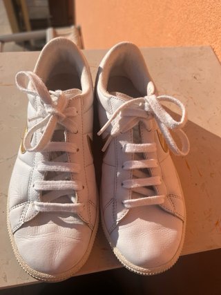 Nike Bianche Oro Donna