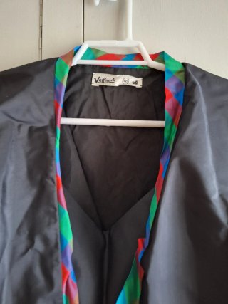 Vestido negro corto con chaqueta