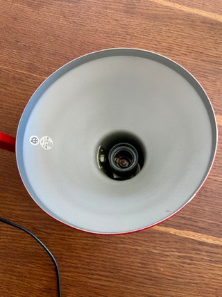 Lampada architetto Twist T1 rossa