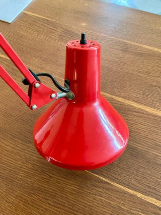 Lampada architetto Twist T1 rossa