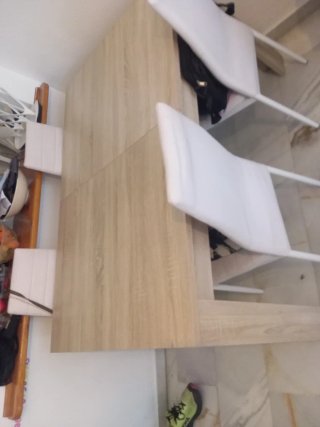 Mesa de comedor extensible madera