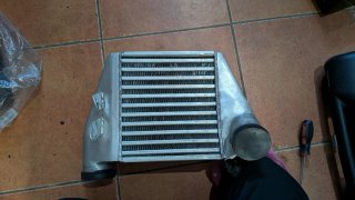 Intercooler Aluminio sobred. 1.8T/1.9TDI + Inlet