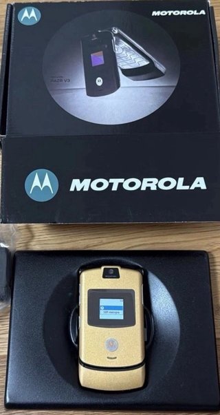Motorola RAZR V3 Gold Nuevo Caja