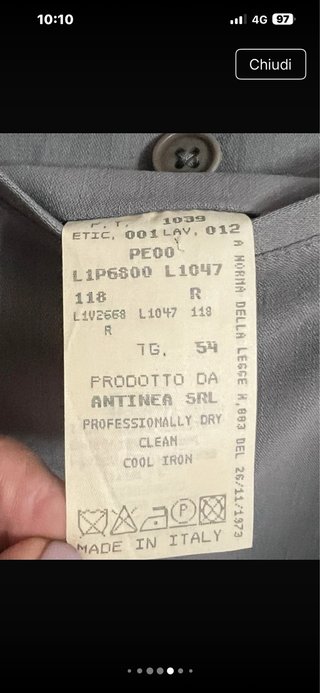 Pantaloni Emporio Armani Uomo