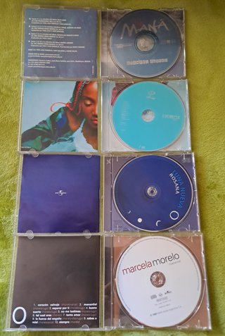Lote 4 CDs Música Latina: Maná, Lucrecia, Rosana,