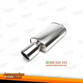 Silenciador trasero deportivo TA Technix de acero