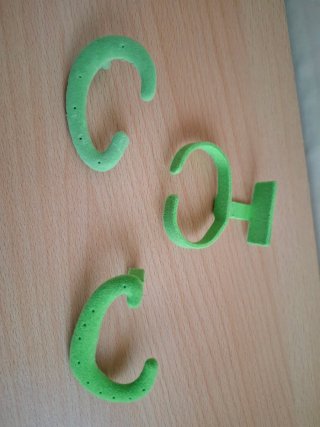 Expositor de Joyas Verde