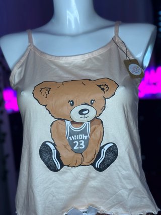 Pijama corto oso talla M