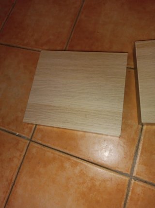 3 Estantes LACK IKEA 30x30 (Blanco y Roble)