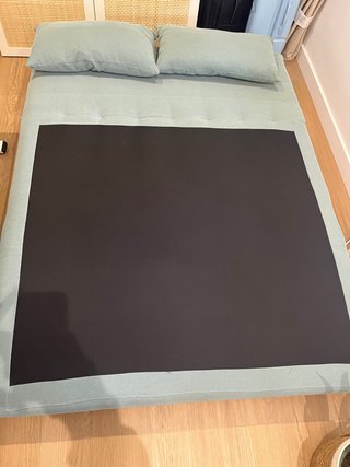 Sofá Cama 2 Plazas Verde Agua Maisons du Monde