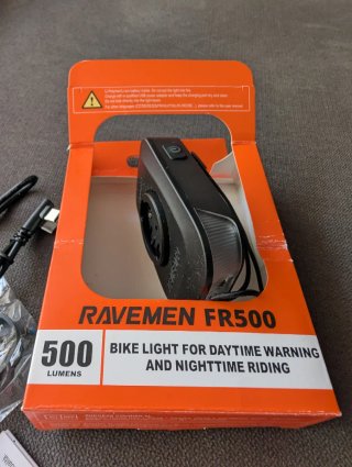 Luz para bicicleta Ravemen FR500