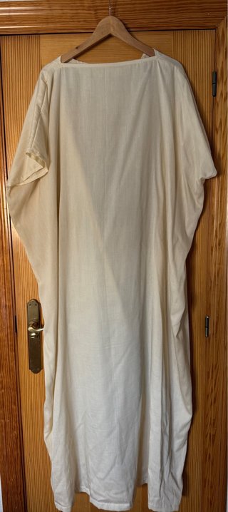 Túnica Romana Beige Negra Talla Única