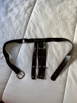 Túnica Romana Beige Negra Talla Única