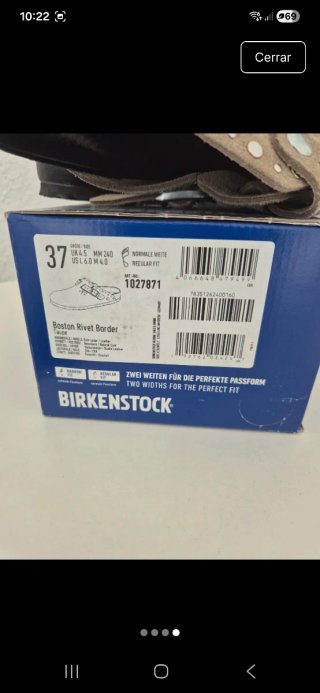 Zuecos Birkenstock Beige Talla 37