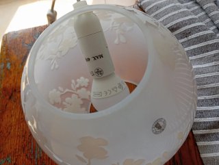 Lampada da tavolo Ikea vintage floreale