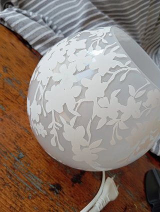 Lampada da tavolo Ikea vintage floreale