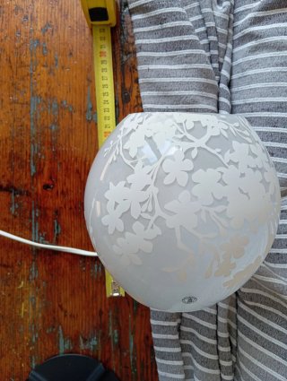 Lampada da tavolo Ikea vintage floreale