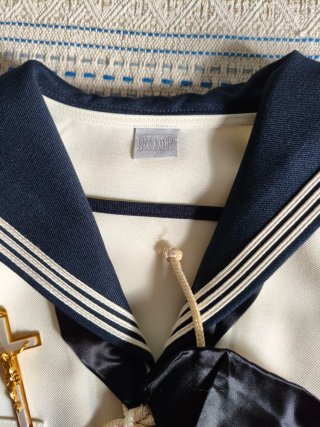 Traje de Comunión Marinero Blanco y Azul