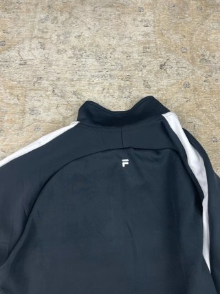 Track Jacket Fila negra con cremallera