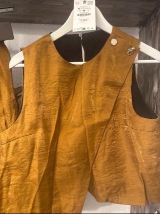 Conjunto Zara Mostaza Talla M. Zara