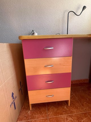 Habitación juvenil completa con cama