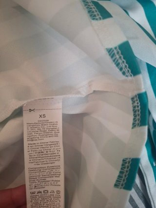 Blusa rayas verde y blanco