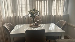 Mesa extensible NÄSINGE IKEA blanca