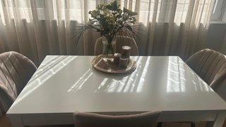 Mesa extensible NÄSINGE IKEA blanca