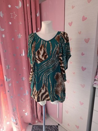 Blusa estampada mujer talla única