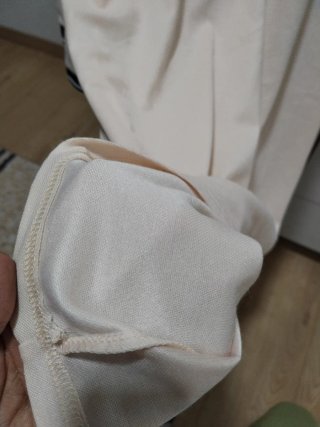 Camiseta Polo Beige Manga Corta