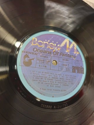Vinilo Boney M. Oceans Of Fantasy