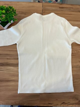 Jersey Zara Hombre Blanco