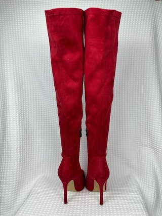 Botas Mosqueteras Rojas Talla 37
