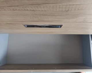Mueble de baño con lavabo madera