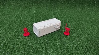 4 contenitori impilabili - scenografia Sci-Fi 28mm