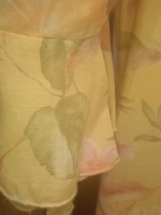 Vestido Flamenca Amarillo Flores