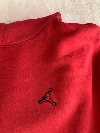 Sudadera Jordan Roja con Logo Jumpman