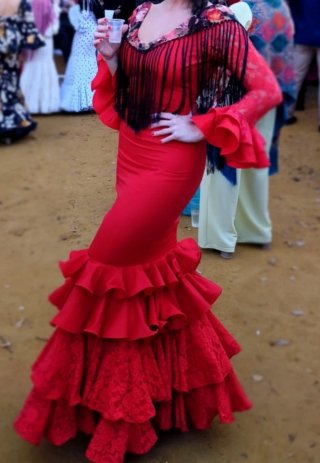 Traje de flamenca