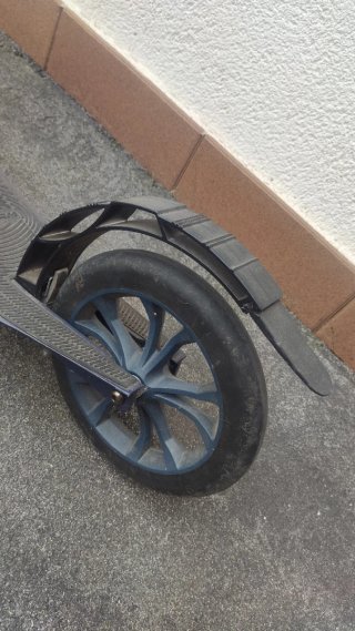 Patinete ligero, plegable, suspensión, doble freno