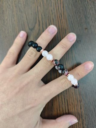 Pulsera artesanal piedras naturales