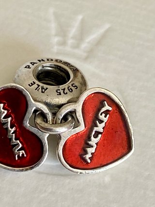 Pandora Disney ORIGINAL Corazón Mickey Rojo