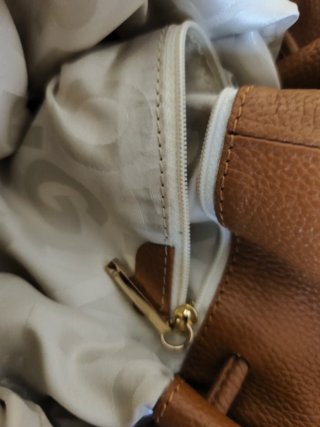 Bolso Saco Piel Marrón Purificación García