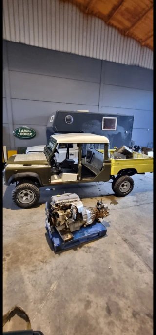 Chasis land rover defender 130