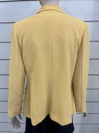 Americana amarilla crema mujer