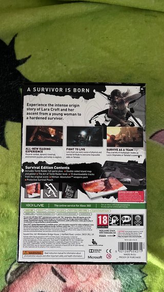 Tomb Raider Survival Edition XBOX 360