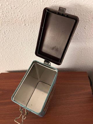 Caja Metálica Vintage Galletas Azul