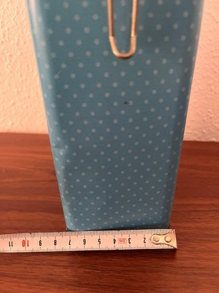 Caja Metálica Vintage Galletas Azul