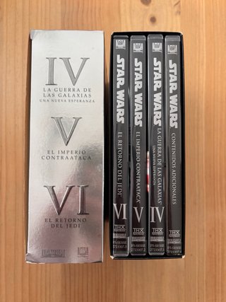 Trilogía Star Wars DVD Edición Coleccionista
